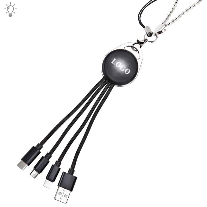 כבל טעינה מהיר עם תאורה – רגינה