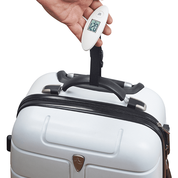 משקל מזוודה לנסיעות דיגיטלי לבן