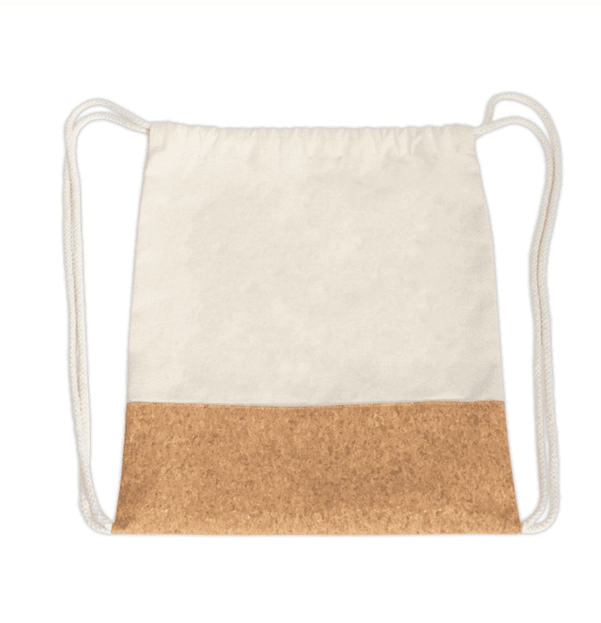 בנקוק - תיק שרוך שעם + כותנה, טבעי