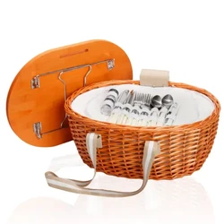 קאווה סלסלת פיקניק מהודרת