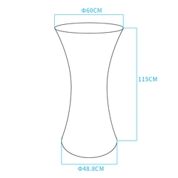 שולחן בר מואר בתאורת לד