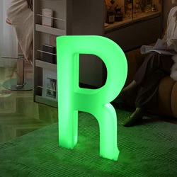 אות R - מוארת בתאורת לד MARRY ME