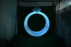 נדנדת טבעת RING בתאורת לד