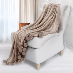 שמיכת פונפון