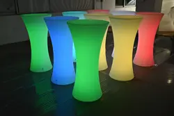 שולחן בר מואר בתאורת לד