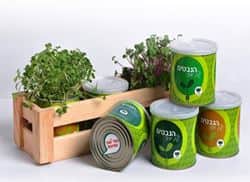 פחית נבטים ממותגת