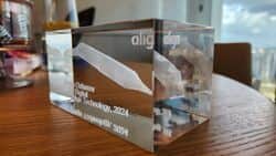 קוביית קריסטל - חריטת ליזר תלת מימד