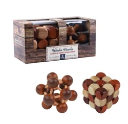 סט זוג פאזל מעץ