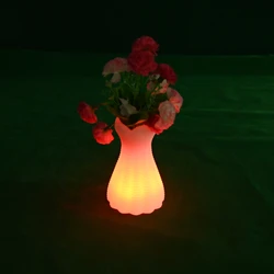 כד אגרטל לסידורי פרחים עם תאורת לד