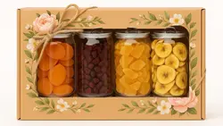 מארז פחיות רביעיית פירות יבשים