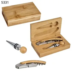 סט 2 חלקים פותחן ליין בקופסאת במבוק מהודרת